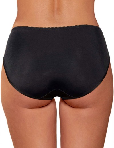 Трусы слипы Fluide DIVINE 2065 черный/миндаль, Цвет: черный/миндаль, Размеры: S, изображение 2