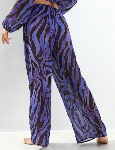 Брюки пляжные Jolidon FQR20I фиолетовый, Цвет: фиолетовый, Размеры: L, изображение 2