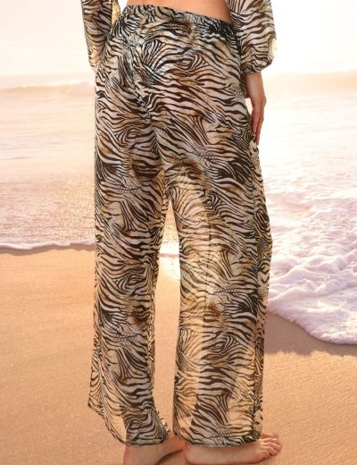 Брюки пляжные Jolidon FQR20I тигровый, Цвет: тигровый, Размеры: M, изображение 2