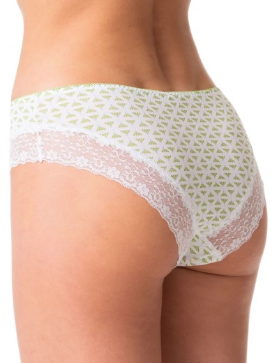 Набор трусов слипов Key LPB 990 (2 шт), Цвет: белый+бирюзовый, Размеры: S, изображение 3