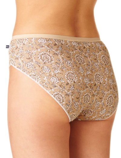 Набор трусов слипов Key LPC 171 (2 шт), Цвет: бежевый+оранжевый, Размеры: S, изображение 3