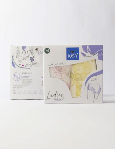 Набор трусов слипов Key LPC 559 (2 шт), Цвет: мульти, Размеры: 2XL, изображение 5