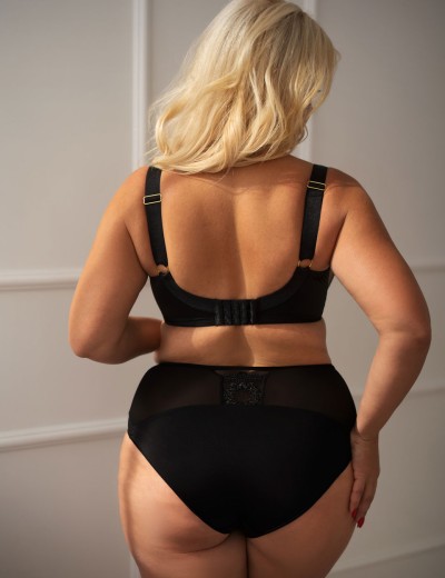 Бюстгальтер мягкий с подкроем Kris Line FORTUNA soft full cup черный, Цвет: черный, Размеры: 65H, изображение 5