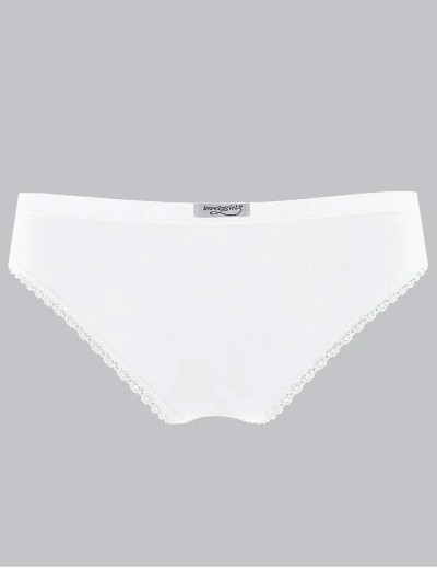 Хлопковые трусики слипы Lovely Girl 6648 bianco, Цвет: bianco (белый), Размеры: L, изображение 2