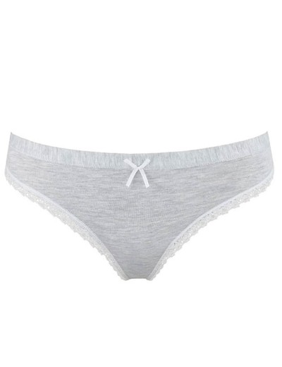 Трусы стринги Lovely Girl 6647 melange, Цвет: melange (серый), Размеры: S, изображение 2