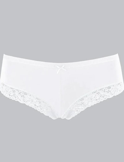 Трусы шортики Lovely Girl 8310 bianco, Цвет: bianco (белый), Размеры: XL, изображение 2