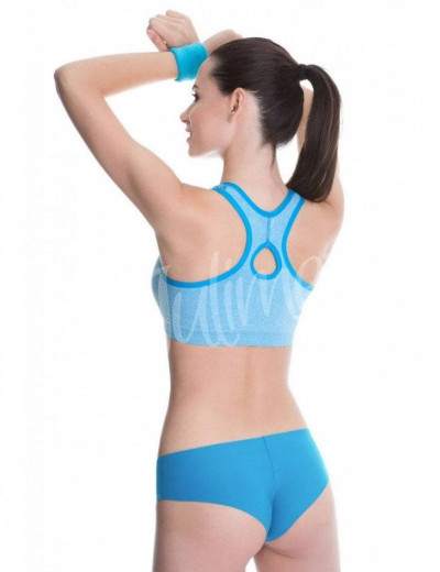 Бюстгальтер Julimex SPORT SKIP голубой, Цвет: голубой, Размеры: XS/S, изображение 2