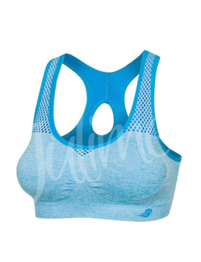 Бюстгальтер Julimex SPORT SKIP голубой, Цвет: голубой, Размеры: XS/S, изображение 3