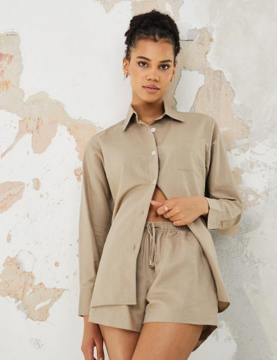 Комплект с шортами Aruelle CLEO SET, Цвет: льняной, Размеры: XS, изображение 3