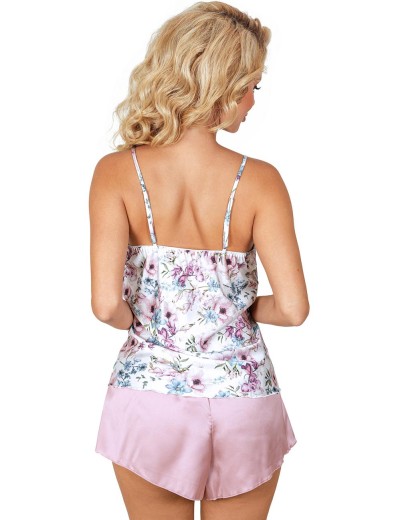 Топ и шорты для сна Donna ROSA 1/2 pyjamas POWDER PINK, Цвет: розовый, Размеры: S, изображение 2