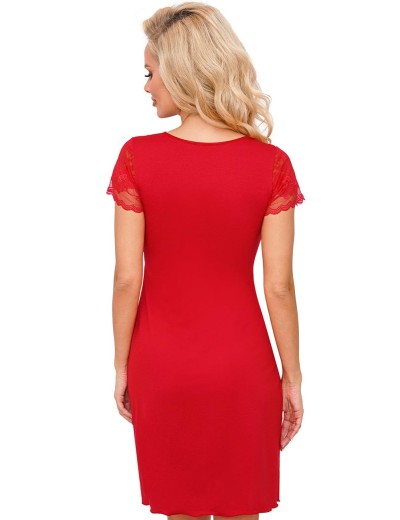 Сорочка с короткими рукавами Donna ROXANA II nightdress RED, Цвет: красный, Размеры: L, изображение 2