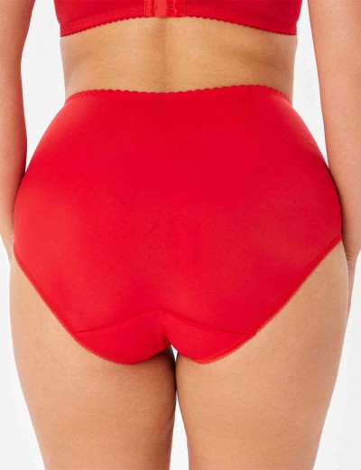 Высокие трусы слипы Elli 621 красный, Цвет: красный, Размеры: XL, изображение 2