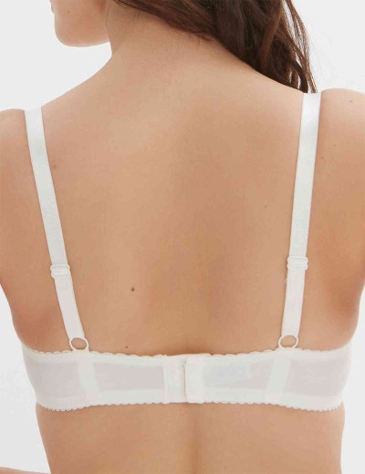 Бюстгальтер балконет Elli 7055 молоко, Цвет: молоко, Размеры: 80C, изображение 2 Бюстгальтер балконет Elli 7055 молоко, Цвет: молоко, Размеры: 80C, изображение 2