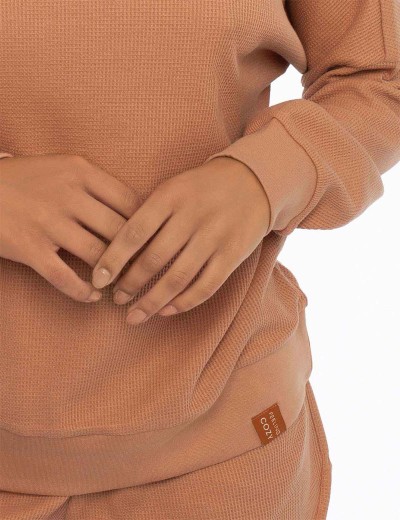 Пижама женская с шортами Esotiq DESSERT 41249 коричневый, Цвет: коричневый, Размеры: S, изображение 3