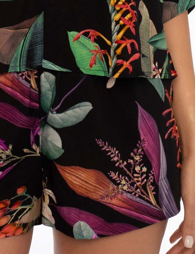 Пижама из вискозы с шортами Esotiq DAYLIGHT 41266, Цвет: мульти, Размеры: S, изображение 4