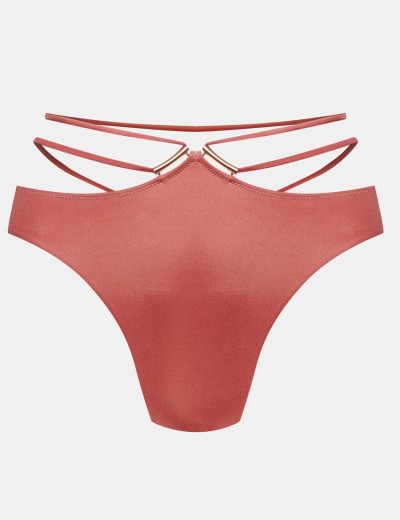 Плавки с оригинальным поясом Esotiq THEA 41553 терракотовый, Цвет: терракотовый, Размеры: S, изображение 5