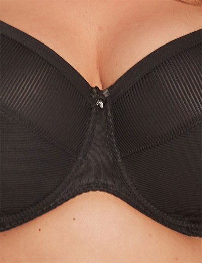 Бюстгальтер с поддержкой плюс Gaia 1058 SONIA PU Maxi черный, Цвет: черный, Размеры: 80I, изображение 4