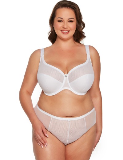 Бюстгальтер с поддержкой плюс Gaia 1058 SONIA PU Maxi белый, Цвет: белый, Размеры: 105E, изображение 6