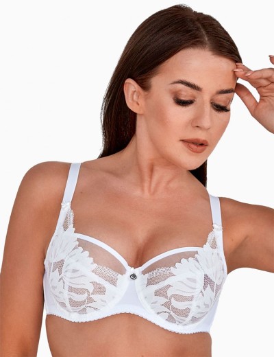 Бюстгальтер мягкий Gaia 1135 NIKE M белый, Цвет: белый, Размеры: 85D, изображение 3