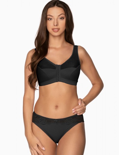 Бюстгальтер с застежкой спереди Gaia 1163 RACHELA M черный, Цвет: черный, Размеры: 105I, изображение 2