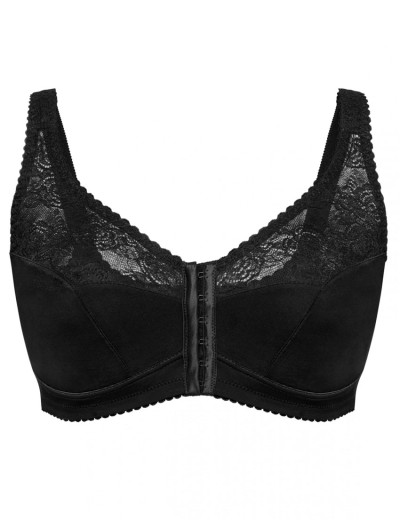 Бюстгальтер с застежкой спереди Gaia 1163 RACHELA M черный, Цвет: черный, Размеры: 105I, изображение 6