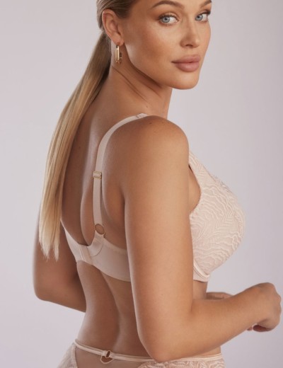 Бюстгальтер на тонком поролоне Kinga LUNA 1102-BC светло-бежевый, Цвет: светло-бежевый, Размеры: 100C, изображение 2