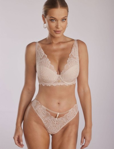 Трусики бразилиана Kinga LUNA 1103/3-B светло-бежевый, Цвет: светло-бежевый, Размеры: L, изображение 5