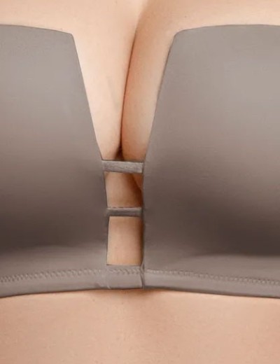 Бюстгальтер планж с пуш-ап Mioocchi ADELE 7534 stone, Цвет: stone (кофейный), Размеры: 70C, изображение 3