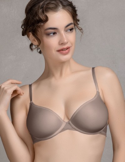Бюстгальтер спейсер Mioocchi ADELE 7535 stone, Цвет: stone (кофейный), Размеры: 85B, изображение 3