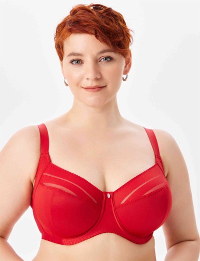 Бюстгальтер-минимайзер мягкий Milavitsa 107630 рубин/нюд, Цвет: рубин/нюд, Размеры: 90G, изображение 5