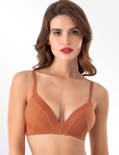 Бюстгальтер без косточек Mioocchi RIANA 8157 terracotta, Цвет: terracotta (терракот, Размеры: 80D, изображение 3