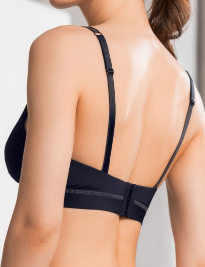 Мягкий бюстгальтер бралетт Mioocchi RIANA 8159 perla blu, Цвет: perla blu (серо-сини, Размеры: 85D, изображение 4