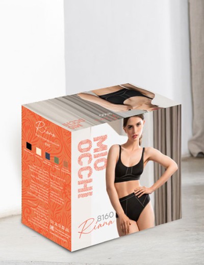 Бюстгальтер топ Mioocchi RIANA 8160 nero, Цвет: nero (черный), Размеры: S, изображение 10