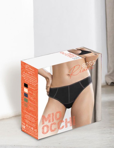 Трусы бразилиана Mioocchi RIANA 8255 nero, Цвет: nero (черный), Размеры: M, изображение 7