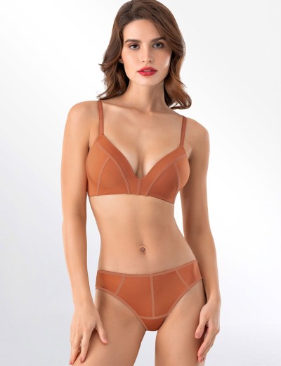 Бюстгальтер без косточек Mioocchi RIANA 8157 terracotta, Цвет: terracotta (терракот, Размеры: 80D, изображение 2