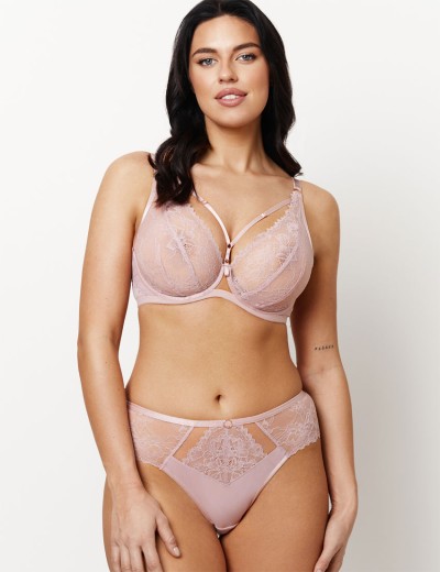 Трусики бразилиана Subtille ROSALIE brazilian mini, Цвет: пыльная роза, Размеры: XL, изображение 3