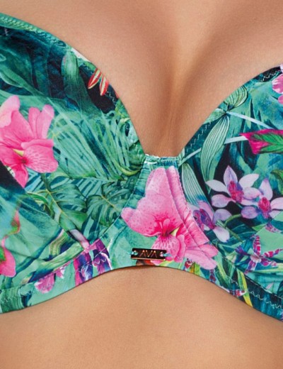 Бюстгальтер пляжный мягкий Ava PARADISE SK206 M, Цвет: бирюза, Размеры: 105B, изображение 4