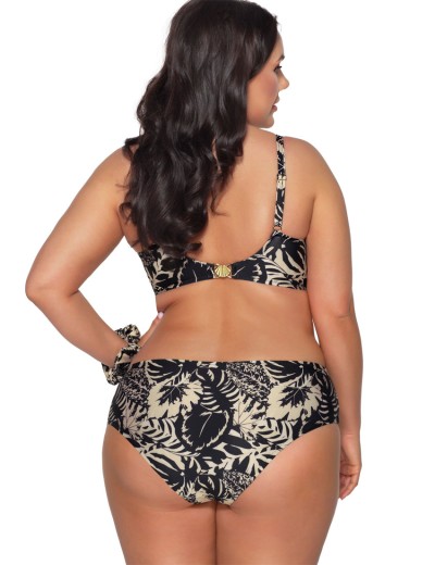 Верх купальника поролоновый Ava MOCCA SK184 U, Цвет: чёрно-бежевый, Размеры: 105C, изображение 6