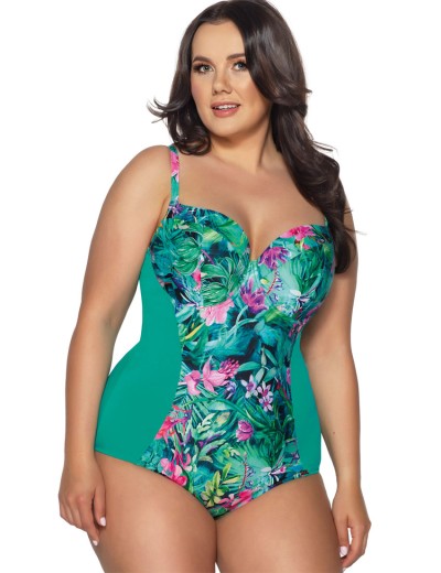 Слитный купальник Ava PARADISE SKJ52 U, Цвет: бирюза, Размеры: 70J, изображение 3