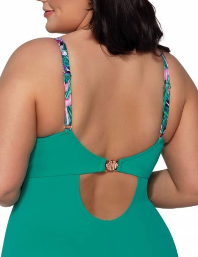 Слитный купальник Ava PARADISE SKJ52 U, Цвет: бирюза, Размеры: 70J, изображение 4