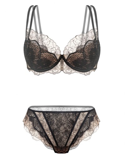 Бюстгальтер пуш-ап Gracija-Rim EMILY 10470, Цвет: черный/кофе с молоком, Размеры: 70C, изображение 9