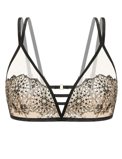 Бюстгальтер без косточек Gracija-Rim JADIS 12492, Цвет: черный/кофе с молоком, Размеры: 65C, изображение 9