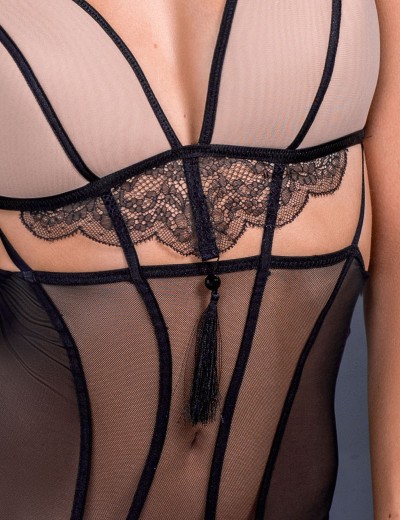 Корсельет Gracija-Rim TIFFANY 10275, Цвет: кофе с молоком, Размеры: 70B, изображение 5