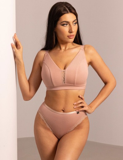 Трусы слипы Kris Line MARCELLA POWDER briefs micromodal, Цвет: пудровый, Размеры: M, изображение 3