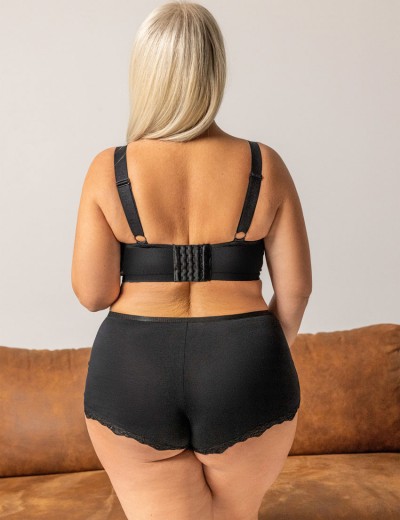 Трусы шорты Kris Line MARCELLA BLACK shorts micromodal, Цвет: черный, Размеры: M, изображение 4