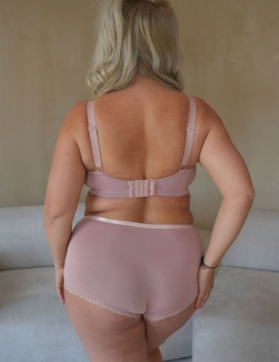 Трусы шорты Kris Line MARCELLA POWDER shorts micromodal, Цвет: пудровый, Размеры: M, изображение 6