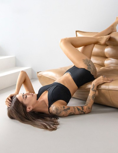 Трусы шорты Kris Line MARCELLA BLACK shorts micromodal, Цвет: черный, Размеры: M, изображение 10