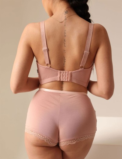 Бюстгальтер без косточек Kris Line MARCELLA POWDER micromodal, Цвет: пудровый, Размеры: 60F, изображение 5