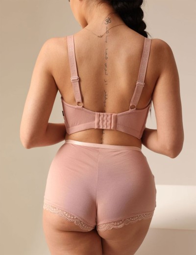 Трусы шорты Kris Line MARCELLA POWDER shorts micromodal, Цвет: пудровый, Размеры: M, изображение 4