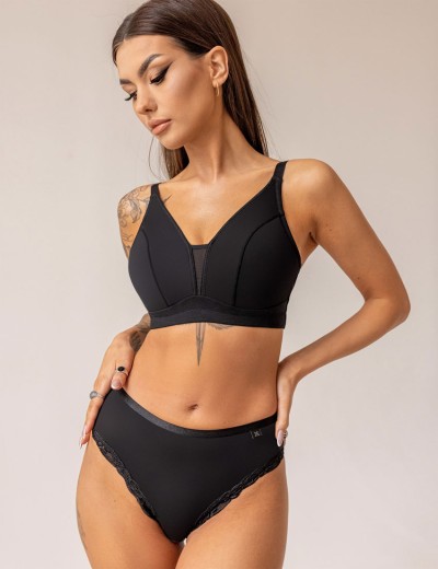 Трусы слипы Kris Line MARCELLA BLACK briefs micromodal, Цвет: черный, Размеры: M, изображение 3